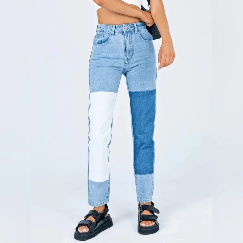 Princess Polly Cofield Mom Jean
Patch Denim